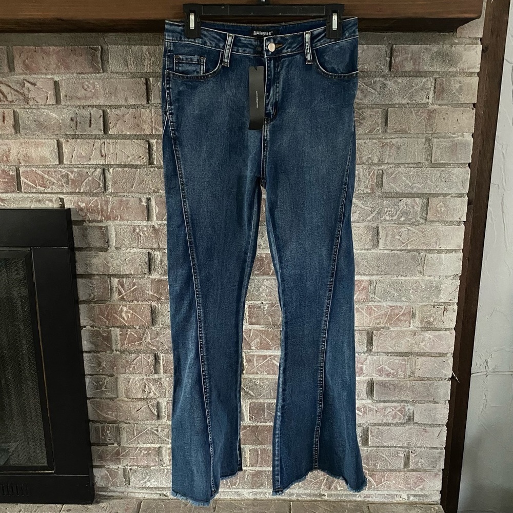 NWT Allegra K Flare Jeans